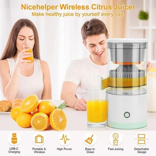 Portable Electric Mosambi & Citrus Juicer – USB-C Rechargeable