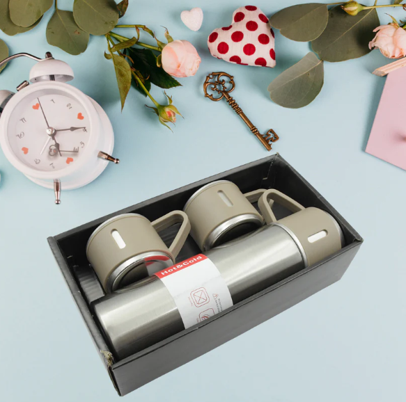 Stainless Steel Vacuum Flask Set